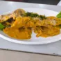 Pescado en salsa de Mariscos