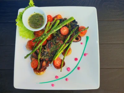 Pulpo a la Plancha con Chimichurri