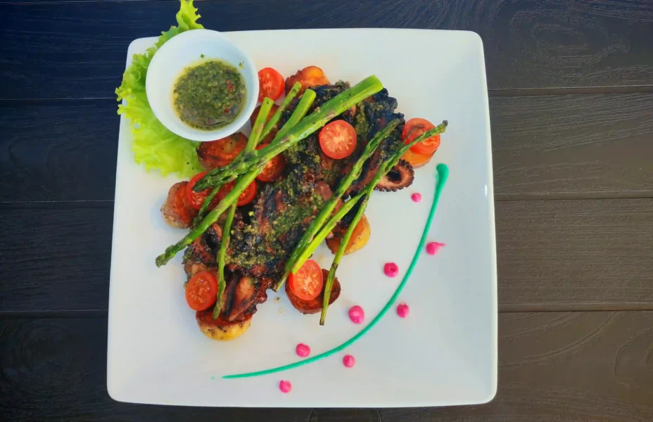 Pulpo a la Plancha con Chimichurri