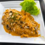 Tacu Tacu en salsa de mariscos